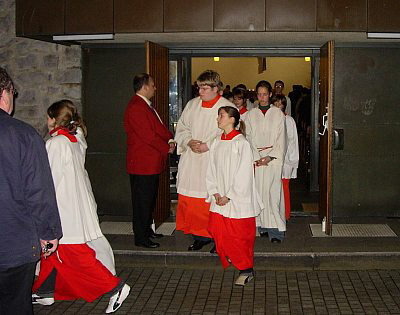 nach dem Gottesdienst