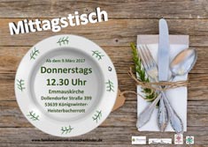 ökumenische Aktion Mittagstisch