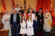 Jubilare und Kommunionkinder in St. Joseph am Samstagabend