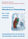 Pfarrfestplakat mit Mottobild von Bruno Stefan