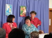 Frau Speckschwaat (I. Kurenbach),Frau Deechlecker(H. Heinrich),Wirtin Frau Zappes(M. Koll)
