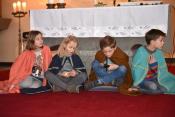 Maria und Joseph zu Hause bei Rebecca und Ruben