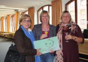 2011 Marlene Jamann (Leiterin St. Margareta), Gemeinderef. Barbara Gotter, Margitta Bergerhausen