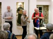 Überreicht von Gisela Manzer. Sie hatte die Idee zu diesem Referenten