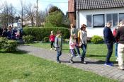Die ersten Besucher treffen ein