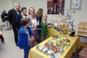 Großes Interesse an den ausgestellten Kunstwerken