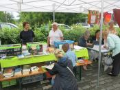 Die Bücherei aus Oberpleis verkauft zugunsten des Spendenzwecks gebrauchte Bücher