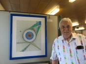 Heinz Wolter-einer der Künstler - hatte die Ausstellung organisiert...