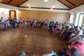 Beginn mit der gemeinsamen  Einstimmung