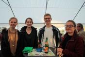 Unsere Obermessdiener Marie Voss, Elisabeth Kösters, Maximilian Stockhausen und Nele Helmes 