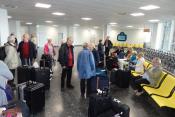Nach der letzen Übernachtung: Früher Flug nach Köln Bonn