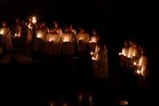 Osternacht - unsere Messdiener am Altar