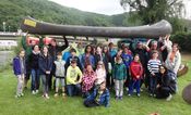 Gruppenbild mit Boot